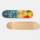 ナイトモノグラムのVSデイスケートボード スケートボード (横)