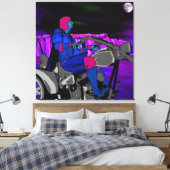 ナイトライダー キャンバスプリント (インサイチュ (寝室))