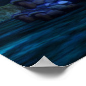 ナイトライトクラゲ水族館 ポスター (角)