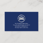 ナイトライトシティトラフィック《写真》ぼけ味タクシー 名刺 (裏面)