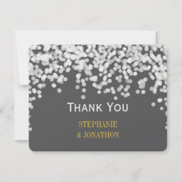 ナイトライトスターライトイエローグレーサンキュー サンキューカード