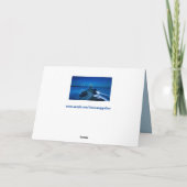 ナイトライトハウスのグリーティングカード カード (裏面)