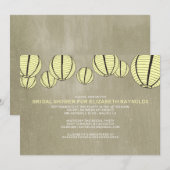 ナイトライトブライダルシャワー招待状 招待状 (正面/裏面)