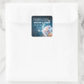 ナイトライトメイスンジャー結婚式用シール スクエアシール (バッグ)