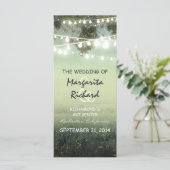 ナイトライト結婚式のプログお洒落ラム プログラム (スタンド正面)