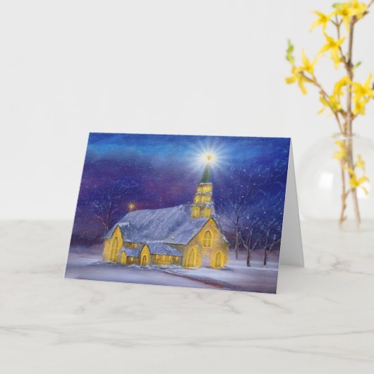 ナイトライト カード (黄色い花)