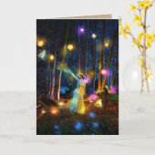 ナイトライト カード (黄色い花)