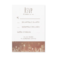 ナイトライト ホタル ラスティック ウェディング RSVP