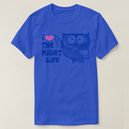 ナイトライフ Tシャツ (デザイン正面)