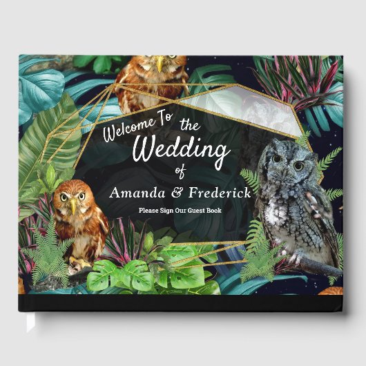 ナイトライブパーティーお祝いテーマゲストブック ゲストブック (正面)