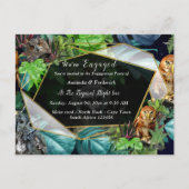 ナイトライブパーティーお祝いテーマ インビテーションポストカード (正面)