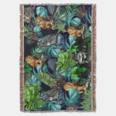 ナイトライブパーティーお祝いテーマ スローブランケット (正面縦)