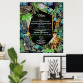 ナイトライブパーティーお祝いテーマ ポスター (ホームオフィス)