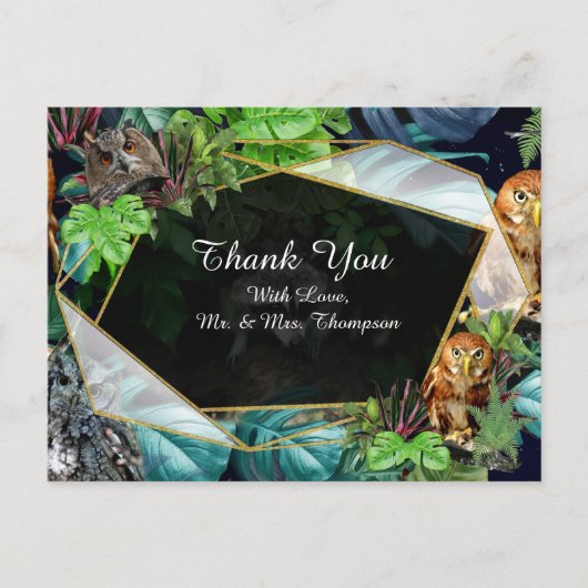 ナイトライブパーティーお祝いテーマ ポストカード (正面)