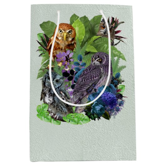 ナイトライブパーティーお祝いテーマ ミディアムペーパーバッグ (正面)