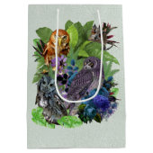 ナイトライブパーティーお祝いテーマ ミディアムペーパーバッグ (裏面)