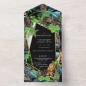 ナイトライブパーティーお祝い オールインワン招待状 (内側)