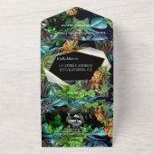 ナイトライブパーティーお祝い オールインワン招待状 (外側)