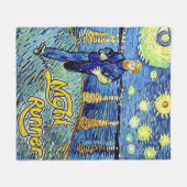 ナイトランナースターリーナイト フリースブランケット (正面(横))