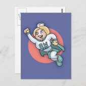 ナイトリーナース! ポストカード (正面/裏面)