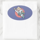 ナイトリーナース! 楕円形シール (バッグ)