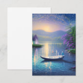 ナイトレイクグラフィック サンキューカード (正面/裏面)