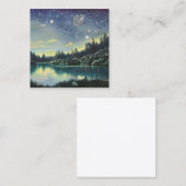 ナイトレイクグラフィック スクエア名刺 (正面/裏面)