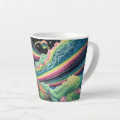 ナイトレインボークロウ カフェラテマグ (右アングル)