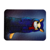 ナイトレイン顔マスクキャットマグネット マグネット (横)