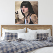 ナイトレイヴン キャンバスプリント (インサイチュ (寝室))