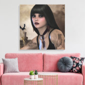 ナイトレイヴン キャンバスプリント (インサイチュ (リビング))