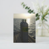 ナイトロックス スキューバ タンク ポストカード (スタンド正面)