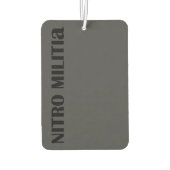 ナイトロミリティア高速レーン空気清浄機 カーエアーフレッシュナー (裏面)