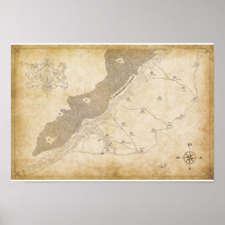 ナイトロードFUGUEの地図 ポスター