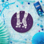 ナイトローラースケーター ペーパープレート (パーティー)