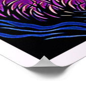 ナイト不気味ハロウィーンクリーチャーデザイン ポスター (角)