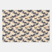 ナイト不気味ハロウィーンラッピング紙 ラッピングペーパーシート (正面2)