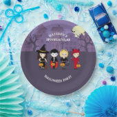 ナイト不気味ハローウィンパーティ ペーパープレート (パーティー)