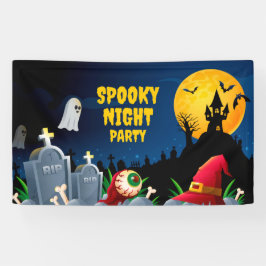 ナイト不気味ハローウィンパーティ 横断幕
