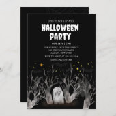 ナイト墓地フォレストベ不気味アーハローウィンパーティ 招待状 (正面/裏面)