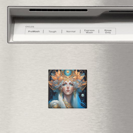 ナイト女神クイーンファンタジーアート マグネット (インサイチュ (食洗機))