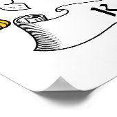 ナイト家紋 ポスター (角)