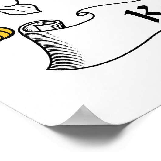 ナイト家紋 ポスター (角)