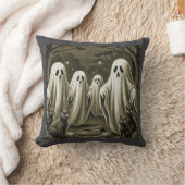 ナイト幽霊のよく出るイラストレーション クッション (ブランケット)