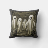 ナイト幽霊のよく出るイラストレーション クッション (裏面)