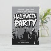 ナイト幽霊のよく出るハローウィンパーティ 招待状 (スタンド正面)