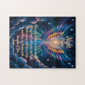 ナイト祈りの言葉ベッドタイムパズル ジグソーパズル (横)