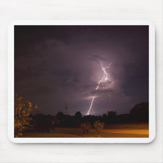 ナイト稲妻雨雲 マウスパッド (正面)