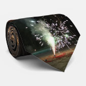 ナイト花火のネクタイに火を付ける ネクタイ (ロール)
