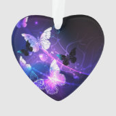 ナイト蝶の背景 オーナメント (裏面)